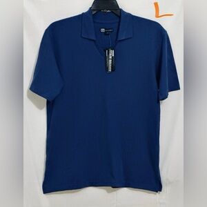 LADIES DARK BLUE COLLARED SWEATER